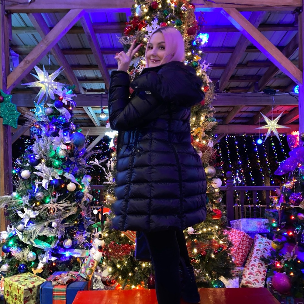 Black MONCLER Puffer Coat